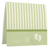Green Baby Footprints Instax Frame